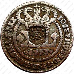 80 рейсов 1753-1757, Перечекан на XL рейсах [Ангола] - Аверс