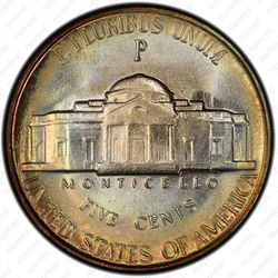 5 центов 1942, Томас Джефферсон