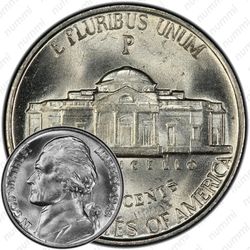5 центов 1943, Томас Джефферсон