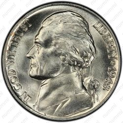 5 центов 1943, Томас Джефферсон