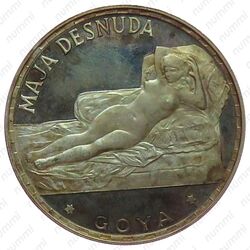 100 песет 1970, Франсиско Гойя "Махa обнажённая" [Гвинея] - Аверс