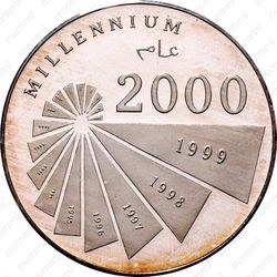 1000 песет 2000, Миллениум [Западная Сахара] - Реверс