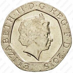 20 пенсов 2015-2019 [Великобритания] - Аверс