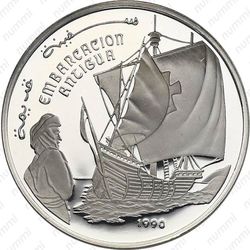 500 песет 1990, Эмбарго Антигуа [Западная Сахара] - Аверс