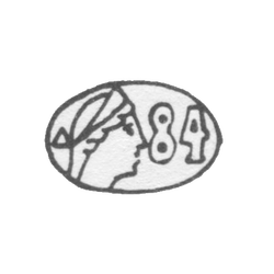 Проба "84" Женщина в кокошнике, фото , изображение 2