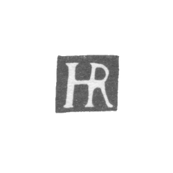 Клеймо мастера Рентель Горнус (Rentel Hornus) - Вильно - инициалы "HR" - 1615-1630 гг., фото 