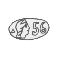 Проба "56" Женщина в кокошнике, фото , изображение 2