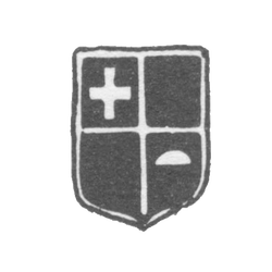 Городское клеймо Кострома 1851-1874 гг. "Крест и полумесяц в щите, разделенном на четыре части", фото , изображение 2