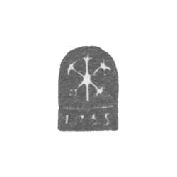 Городское клеймо Ленинграда 1742-1782 гг. "Два якоря и скипетр с датой", фото , изображение 2