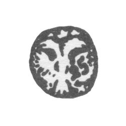 Городское клеймо Москвы 1725 г. "Двуглавый орел с цифрой 25", фото , изображение 2