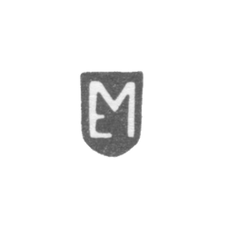 Клеймо мастера Мейер Эверт - Рига - инициалы "EM" - 1600-1643 гг., фото , изображение 2