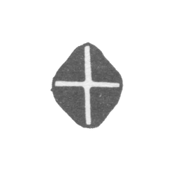 Городское клеймо Таллина 1661-1698 гг. "Крест", фото , изображение 2