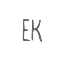 Клеймо мастера Клаус Эльмар - Таллин - инициалы "EK" - 1920-1940 гг., фото , изображение 2