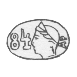 Клеймо окружных пробирных управлений 1899-1908 гг. - Яков Ляпунов, фото , изображение 2