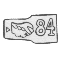 Клеймо окружных пробирных управлений 1908-1926 гг., фото , изображение 2