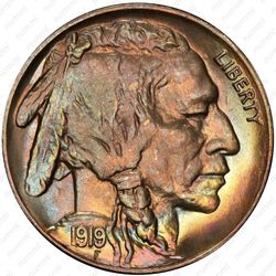 5 центов 1919, буффало