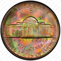 5 центов 1945, Томас Джефферсон