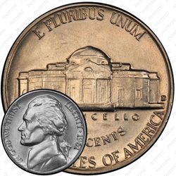 5 центов 1961, Томас Джефферсон
