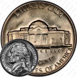 5 центов 1965, Томас Джефферсон