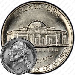5 центов 1990, Томас Джефферсон