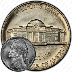 5 центов 1996, Томас Джефферсон