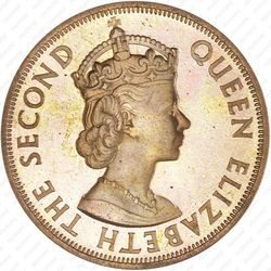 1/12 шиллинга 1945, Освобождение (королева Елизавета II (выпуск 1954 года))