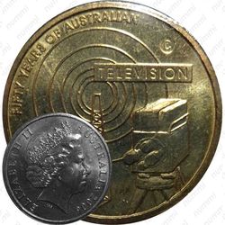 1 доллар 2006, 50 лет австралийскому телевидению