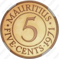 5 центов 1971