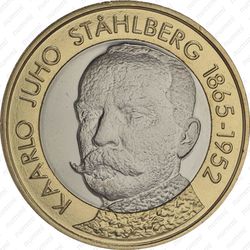 5 евро 2016, Каарло Юхо Стольберг - Реверс