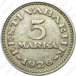 5 marka 1926 - Реверс