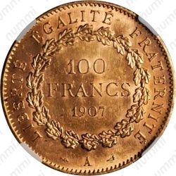 100 франков 1907