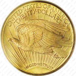 20 долларов 1925, двойной орёл