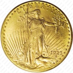 20 долларов 1925, двойной орёл