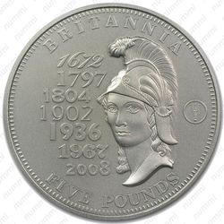 5 фунтов 2009, Британия