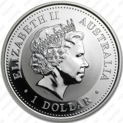 1 доллар 2002, год лошади