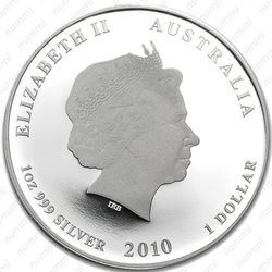 1 доллар 2010, год тигра