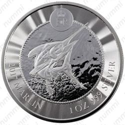 1 доллар 2017, марлин