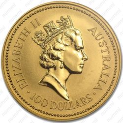 100 долларов 1990, кенгуру