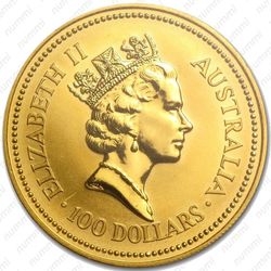 100 долларов 1992, кенгуру