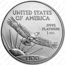 100 долларов 2001, американский орёл