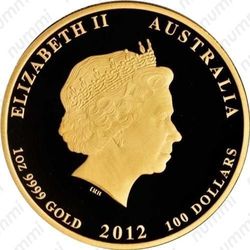 100 долларов 2012, год дракона