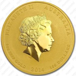 100 долларов 2014, год лошади