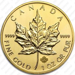 50 долларов 2014, кленовый лист