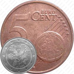 5 евро центов 2002