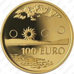 100 евро 2002, полярный день