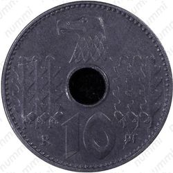 10 рейхспфеннигов 1940, для оккупированных территорий