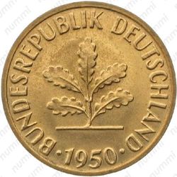 2 пфеннига 1950