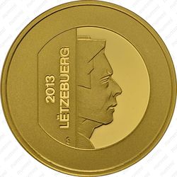 10 евро 2013, Золотая дама