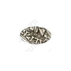 1 рубль 1724, СПБ, солнечный в наплечниках, над головой точка