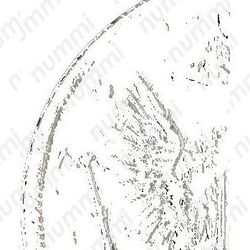 1 рубль 1730, корсаж не параллелен окружности, 5 наплечников без фестонов, цифры года расставлены